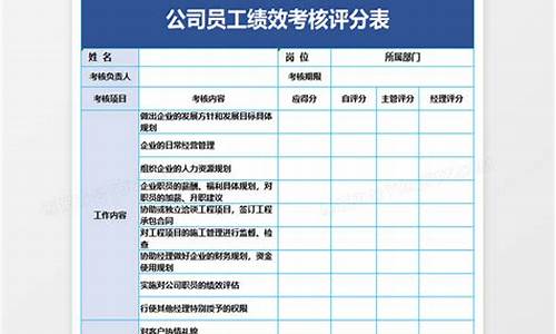 公司员工绩效考核办法_公司员工绩效考核办法最新